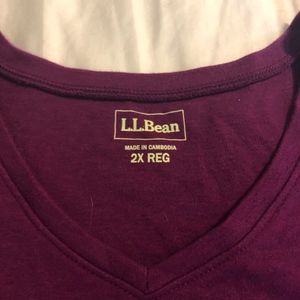 LL Bean Ballet Sleeve Top
